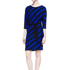 Trina Turk Selma Striped Merino Wool Dress S NWT